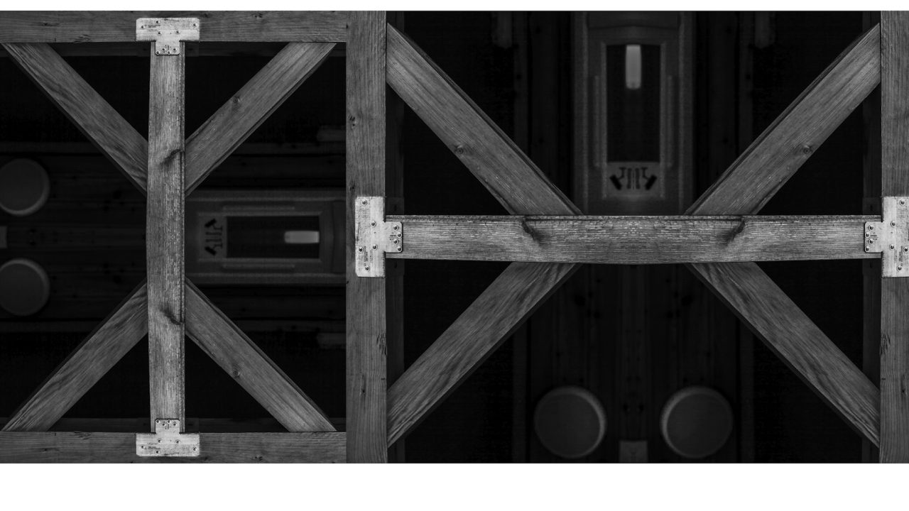 Wooden export crate