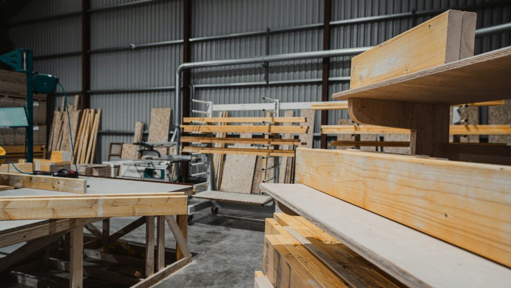 Plywood stock ready for dispatch