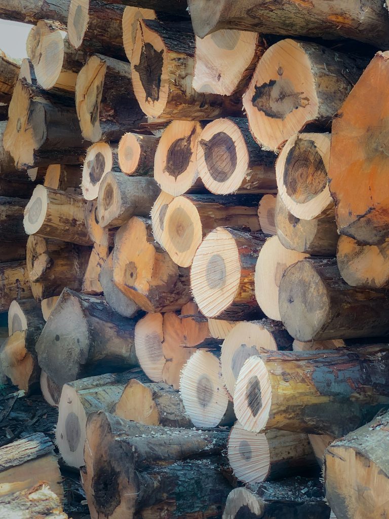 Raw timber